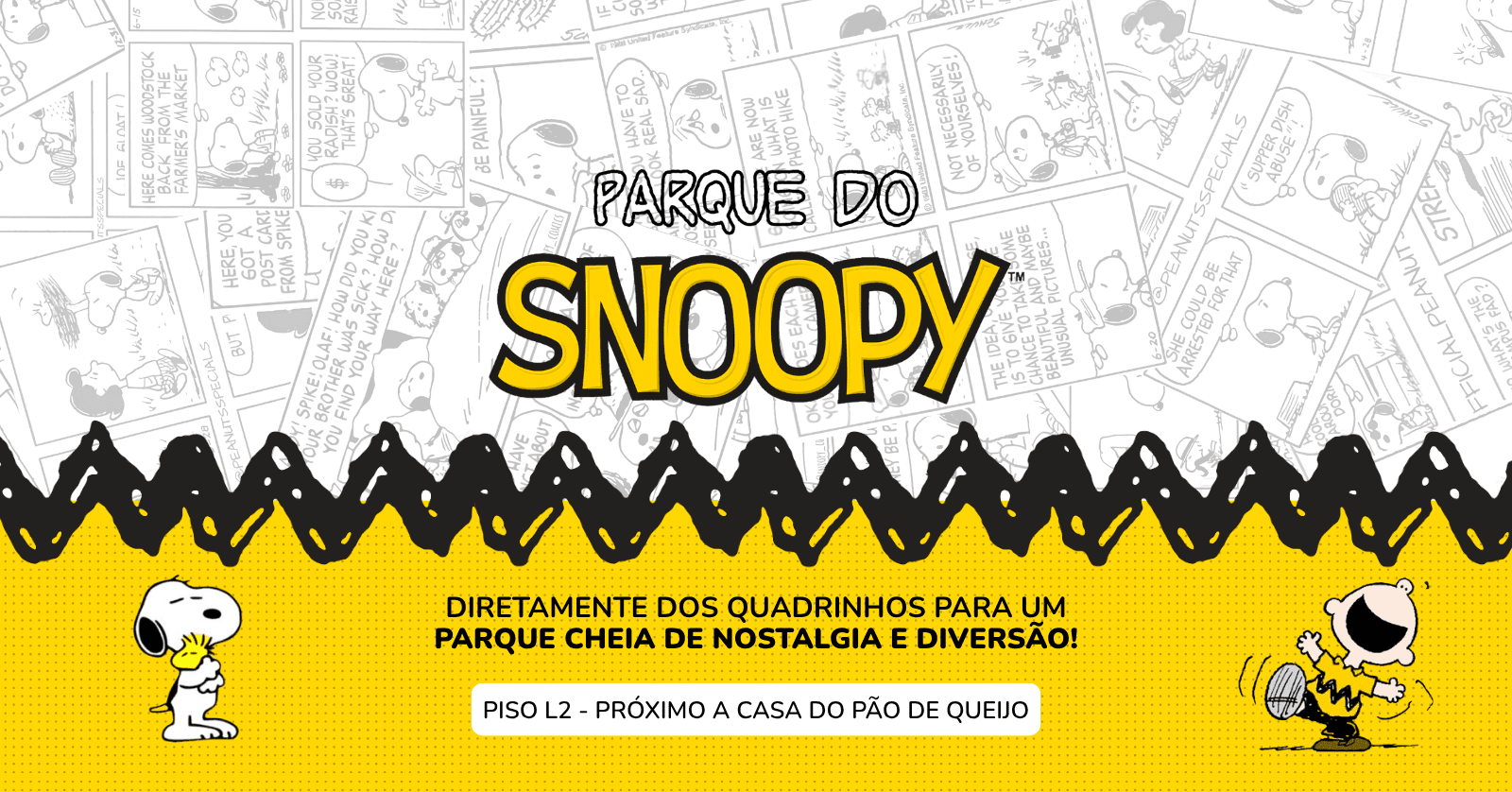 Imagem do Banner PARQUE DO SNOOPY