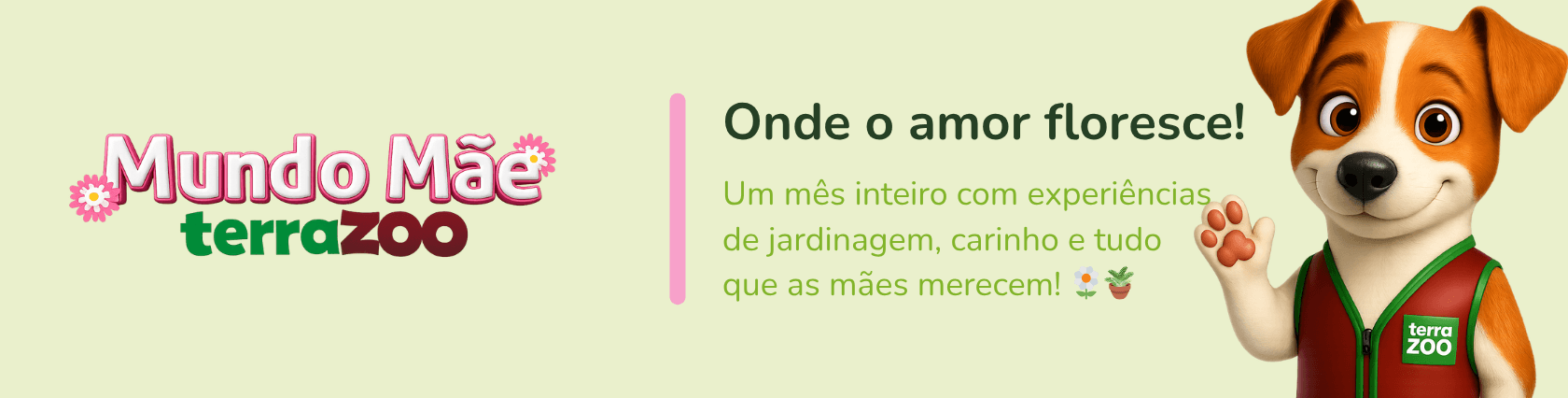 Imagem de banner da novidade Mundo Mãe TerraZoo