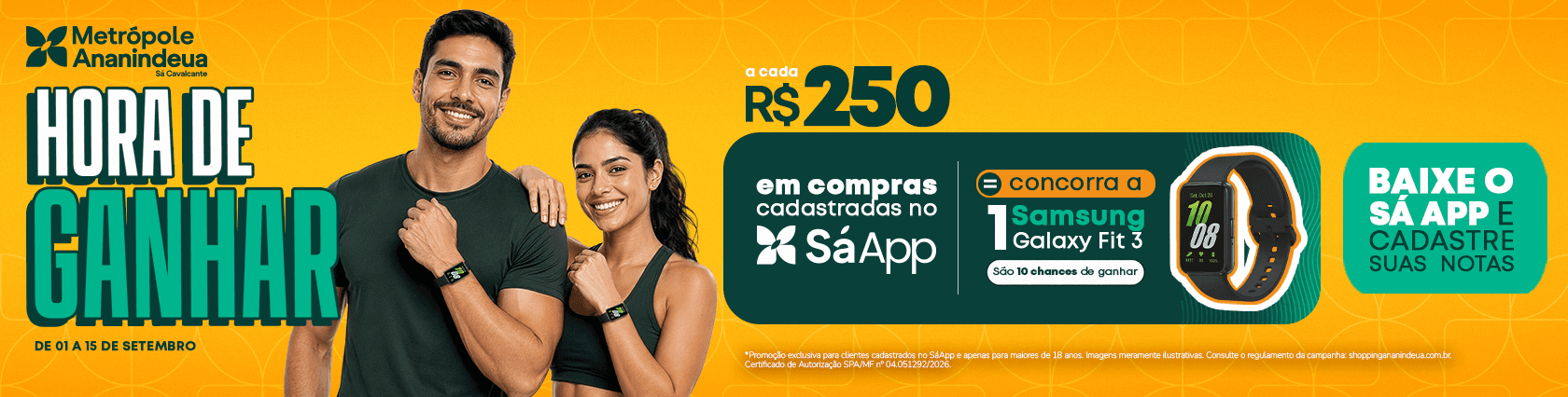 Imagem de banner da novidade CAMPANHA DAS SMARTBANDS
