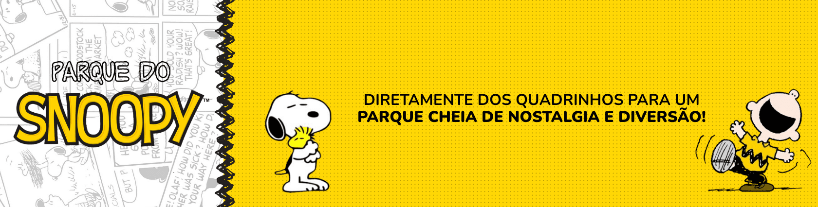 Imagem de banner da novidade PARQUE DO SNOOPY